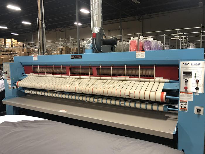 Used 2018 CHICAGO LASER 24X136 GAS IRONER