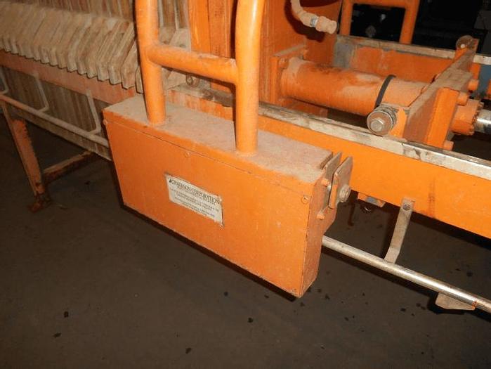 Used 14 CU. FT. PARKSON LANCO FILTER PRESS – 800 MM – C.G.R. – AUTOMATIC – #8268