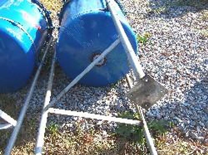 Used Pfaudler approximately 100 gallon vertical glass lined vacuum receiver