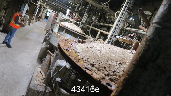 Used Hymac Model 2821 Pressure Screen With .092" Holes #43416