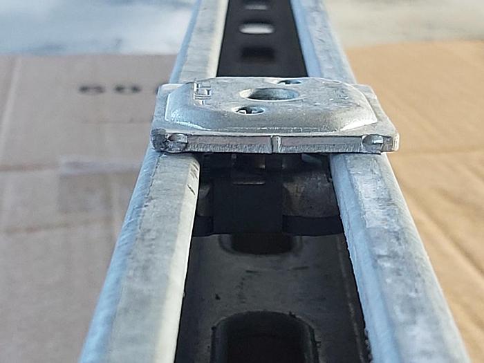 Gebraucht Montageschiene, Montageprofil, verzinkt, MQ-41 D, 82x41mm L=4,15m, Hilti gebraucht