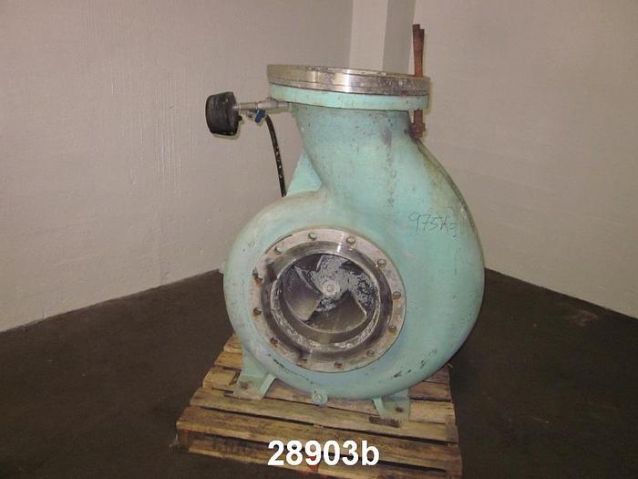 Used Goulds 3175, 12x14x18, SS (CF8M) Casing, SS 4 Vane Impeller #28903