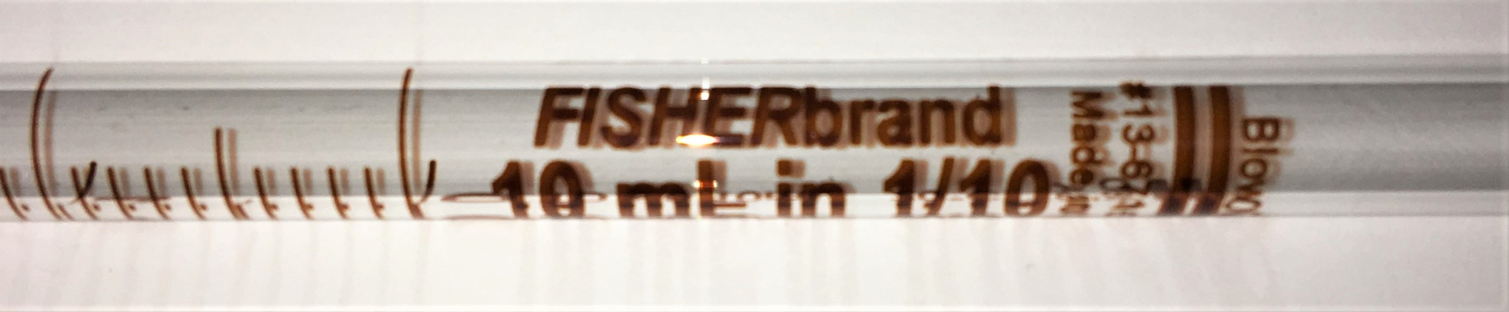 New Open Box Fisherbrand 13-671-108D Large Tip Opening Serological Pipet - 10mL in 1/10 (Pack of 6)