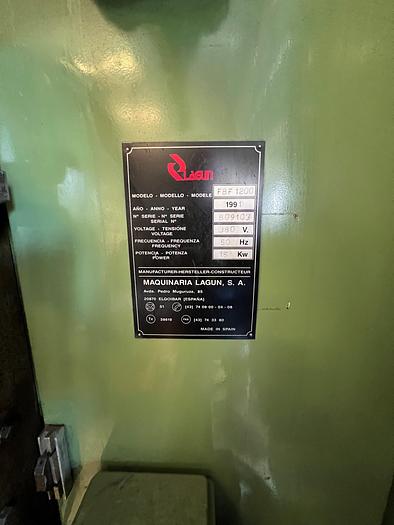 Used BRUGT CNC-BEDFRÆSER FABRIKAT LAGUN, MODEL FBF 1200
