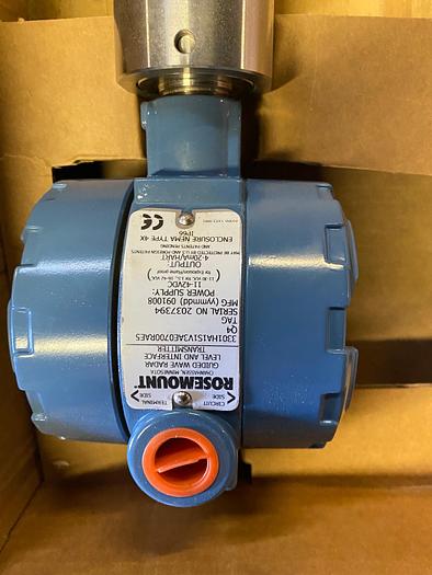 Rosemount 3301HA1S1V3AE0700RAE5Q4 3300 Series Guided Wave Radar, Level & Interface Transmitter