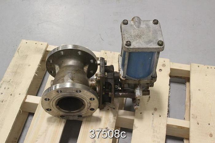 Used Jamesbury 4" Ball Control Valve #37508