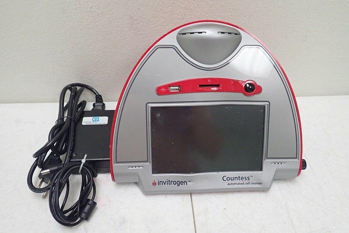 Used Invitrogen Countess C10227 Automated Cell Counter Hemocytometer w/ Power Supply