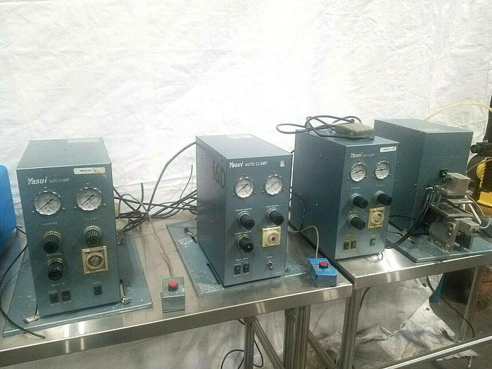 Used Yasui AC-2AU Auto Clamp Wax Injectors Lost Wax Mold Clamp Injection Casting