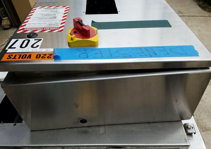 Used SCE SCE-30EL2008SSLP 30X20X8 Stainless Enclosure -USED with disconnect 194R-HS4E