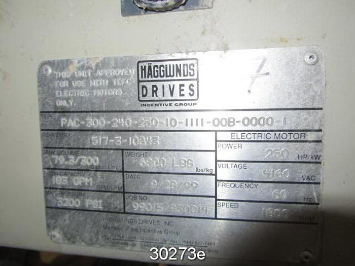 Used Hagglunds MB 283 N 02 00 Hydraulic Drive And Motor Unit #30273