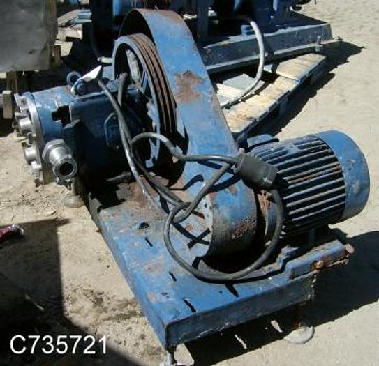 Used Pump, Positive, S/st, 7.5 HP, 2" in/out #C735721