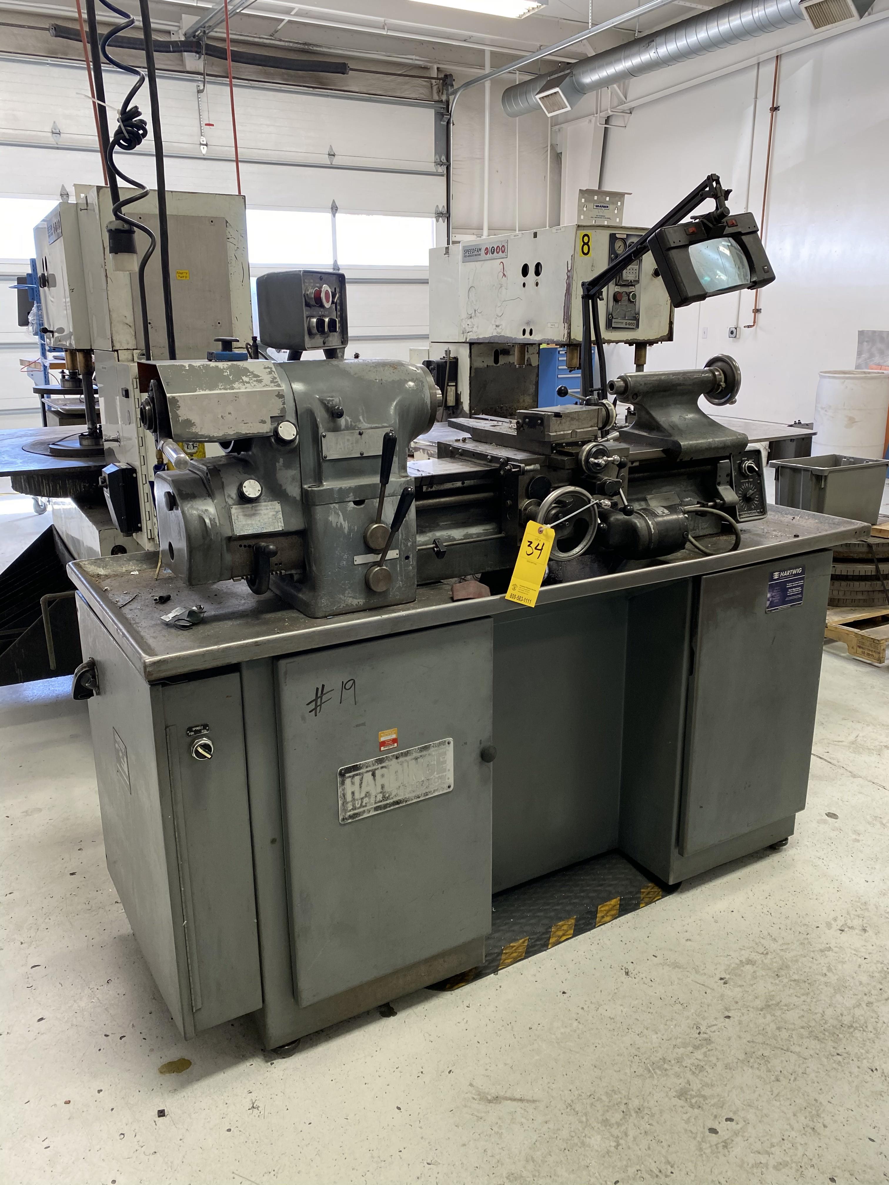 Used Hardinge Lathe HLV-H