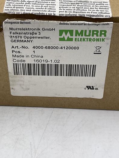 MURR ELEKTRONIK 4000-68000-4120000