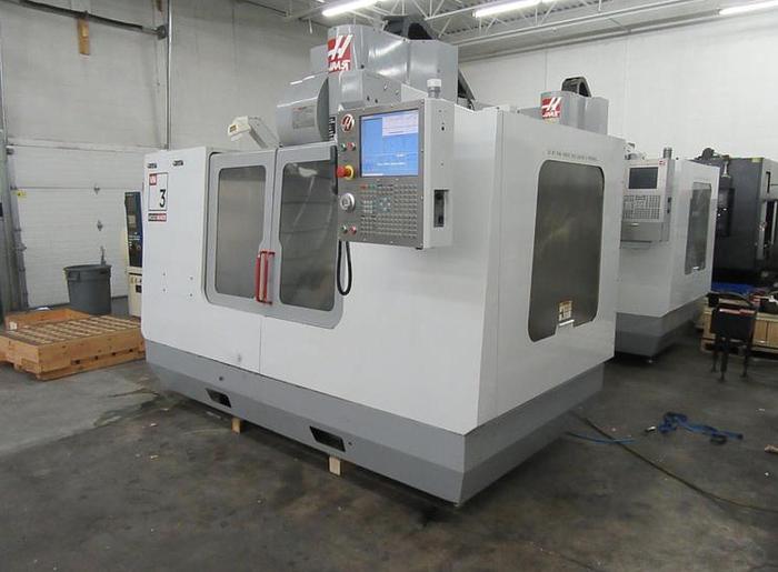 Used 2005 HAAS VM-3 CNC Vertical Machining Center w 4th & 5th Axis Brushless Drives, 24+1 ATC, Chip Auger