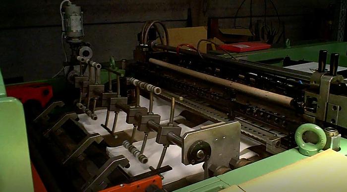 Used 1994 Elba SA-90 - T-shirt film bag welding machine - 2 lanes