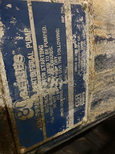 Used GORMAN RUPP MDL. 88B2-B TRASH PUMP CASING