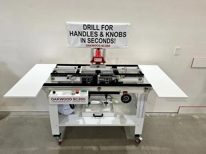 2025 Oakwood SC350 Self-Centering Door & Drawer Front Drilling Machine SC-350