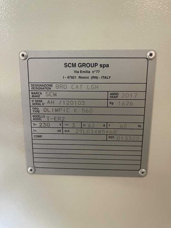 Used Used SCM K560ERT Edgebander