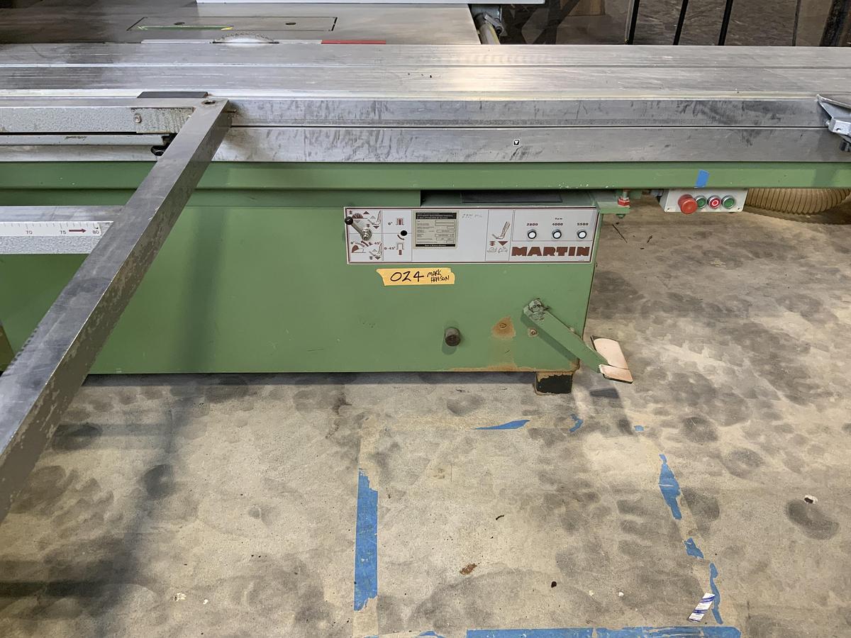Used Martin STM 152 Sliding Table Saw – Premium German Build