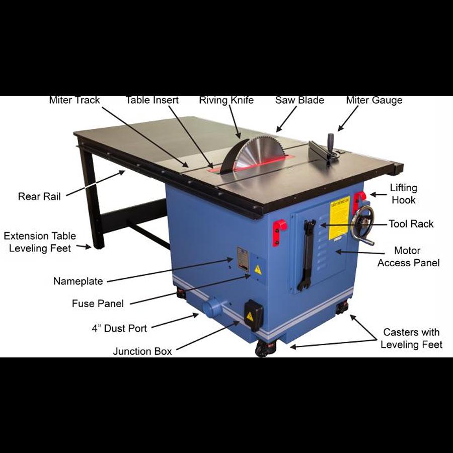 Oliver 4060.001 16" Table Saw