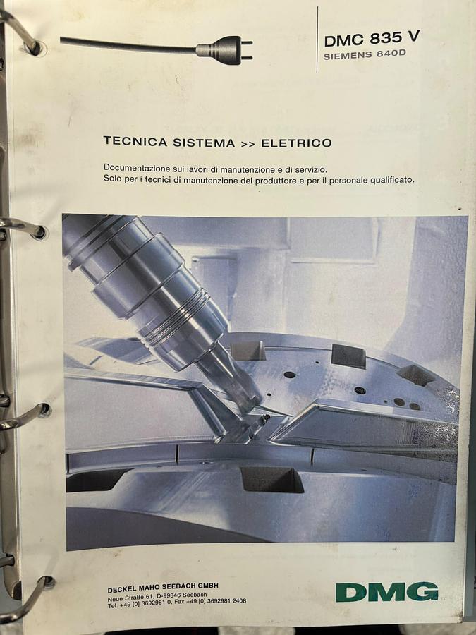 Usato ELETTROMANDRINO DECKEL MAHO DMG DMC 835 V