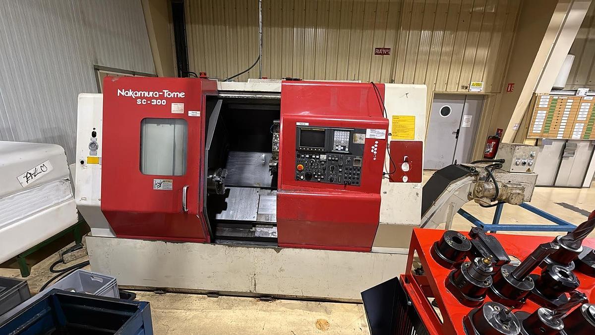 Usato TORNIO NAKAMURA SC 300 CNC FANUC