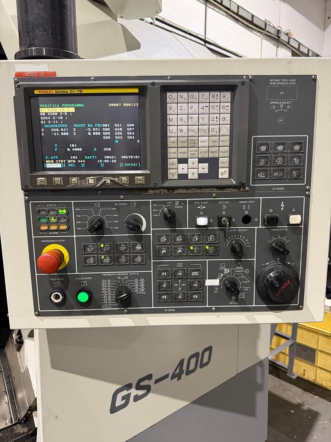 Usato TORNIO GOODWAY GS 400 CNC FANUC