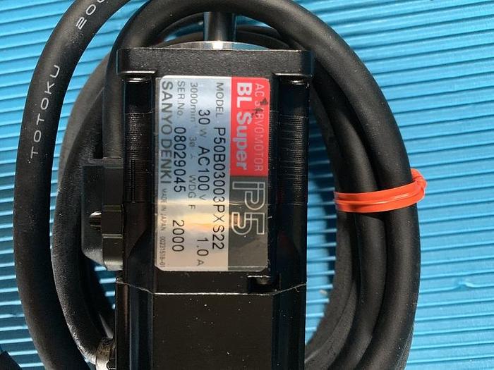 Used Sanyo Denki AC Servomotor BL Super P50B03003PXS22