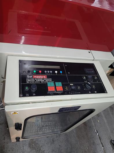 Used Setmaster deep pile paper collator 12 station sra3