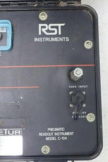 Used RST Instruments PETUR Model C-104 Piezometer Pressure Pneumatic Readout