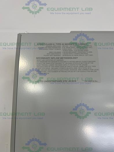 Used Labconco  302319101 Logic Plus Class II Type A2 Biosafety Cabinet 3 Ft., MFG 2016