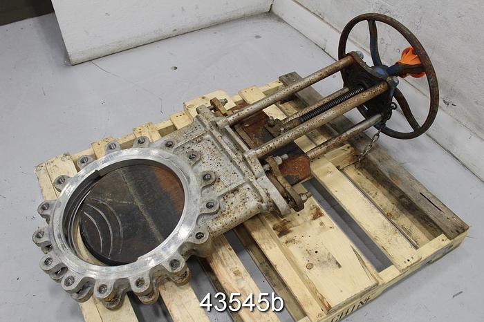 Used True Line 16" Hand Operated Knife Gate Valve #43545