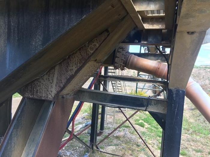 Gebraucht 2014 Terex Kieswaschanlage mit Powercrub 120 Schwertwäsche und Förderbändern