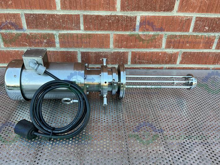 Used Silverson  AX3 High Shear Batch Mixer w/ Impeller, Homogenizer Head, 3450 RPM 1HP