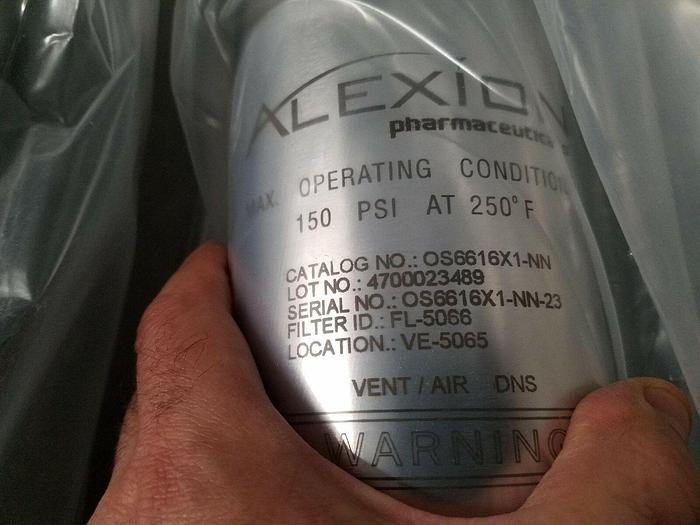 Alexion Filter Cartridge Housing OS6616 Medical Pharmaceutical Stainless Steel