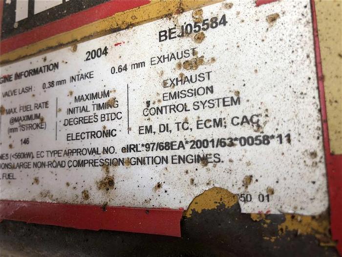 Used 2004 Caterpillar 3126-B-DI Turbo Diesel Engine 6 cylinder