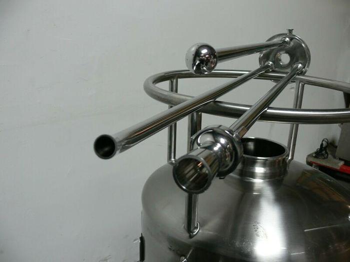 Used Lot of 4 Precision 200 Liter 316 Stainless Steel  Pressure Vessel 100 PSI @ 302F