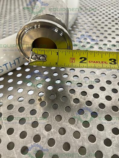 Used Sani Tech  STHT-R-HD-1000 120" Silicone Hose w/ 1" Sanitary Fitting