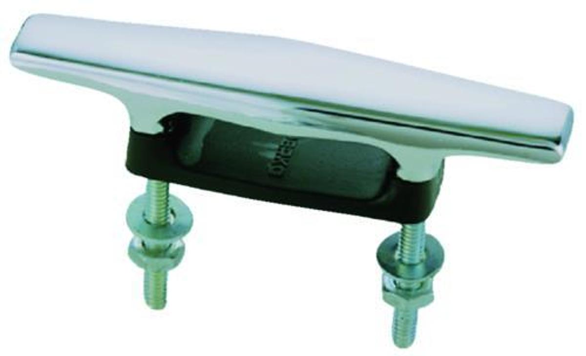 Open Base Cleat with Hardware - 4-1/2in.L - Up To 3/8in. Line Size - 12-24in. x 1-1/2in. Stud