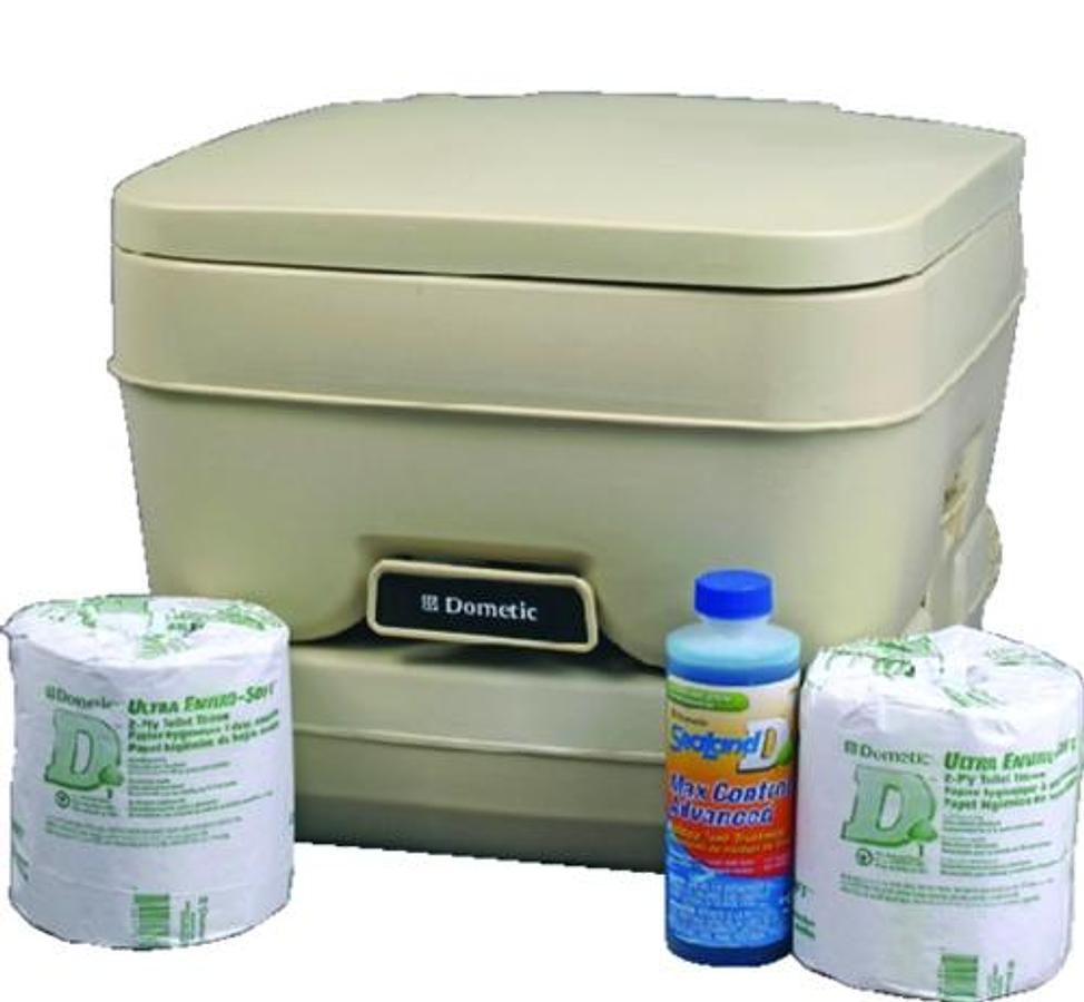 SaniPottie 962 Bonus Pack-Parchment - 2.8 Gal.