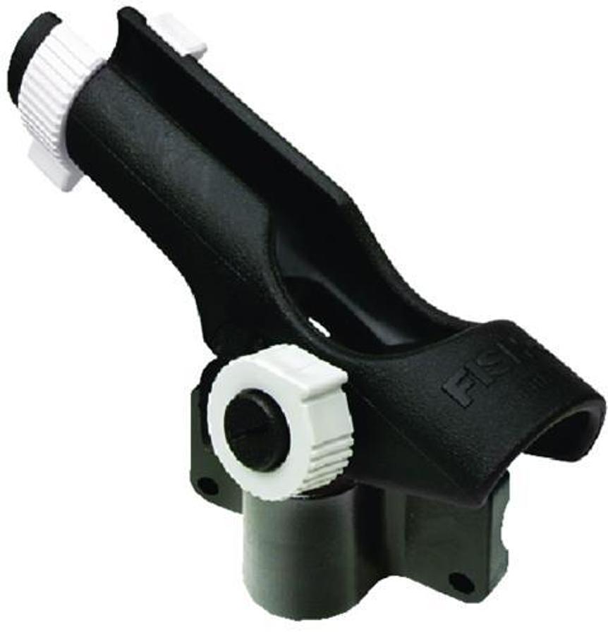Fish On! Rod Holder with Side Mount - Black (Single Pack)