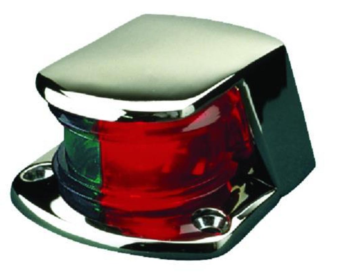 Combination Bow Light - 2 7/8in. L x 2 9/16in. W x 1 1/2in. H - Chrome Zinc Housing