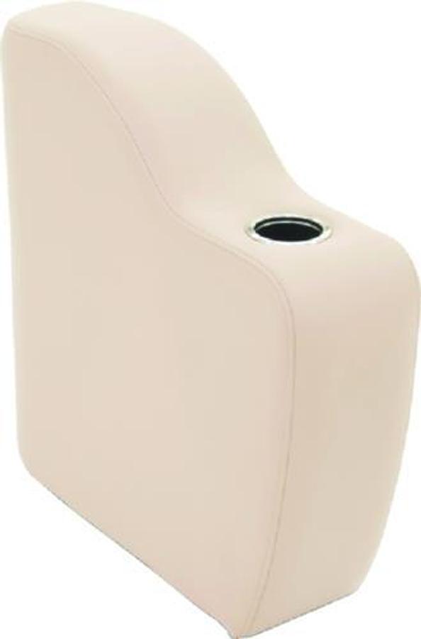 Platinum Series Pontoon Furniture - Right Arm - 31in. L x 8.5in. W x 28in. H - Beige