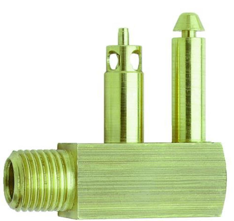 Low Perm Male Fuel Hose Fitting - 1/4in. NPT Thread
