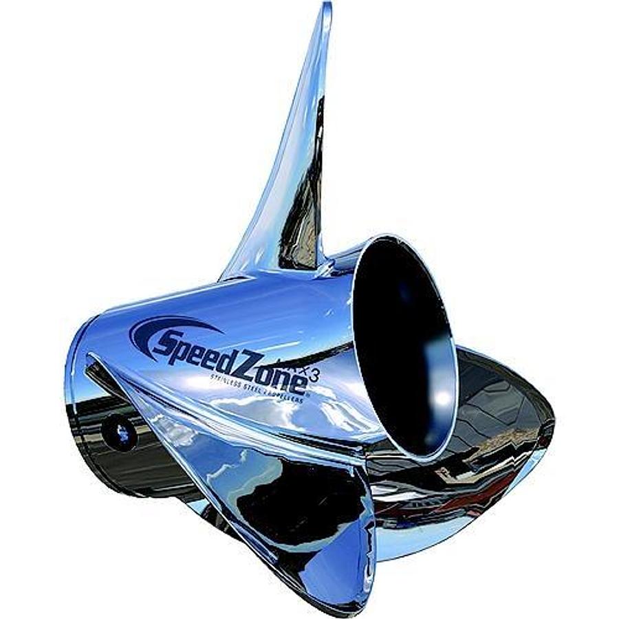 Speedzone Max 3 Bass Boat Propeller - 4.8in. - 23 Pitch - 3 Blades - RH Rotation