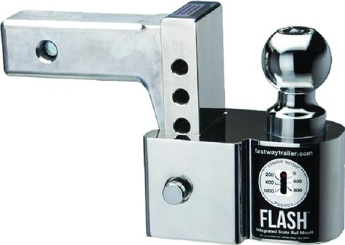 Integrated Scale Aluminum Ball Mount - 4in.