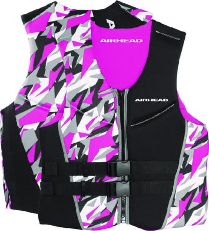 Cool Neolite Kwik-Dry Womens Life Vest - Sm - Pink Camo
