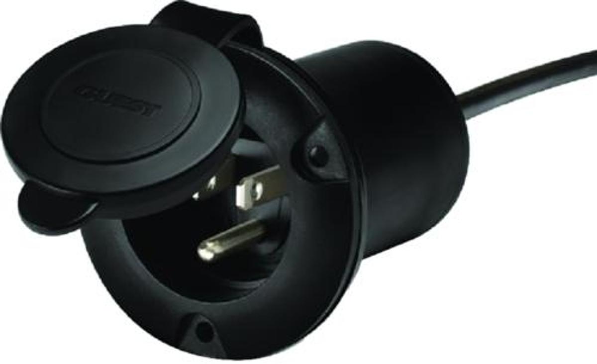 Universal AC Plug Holder - Black