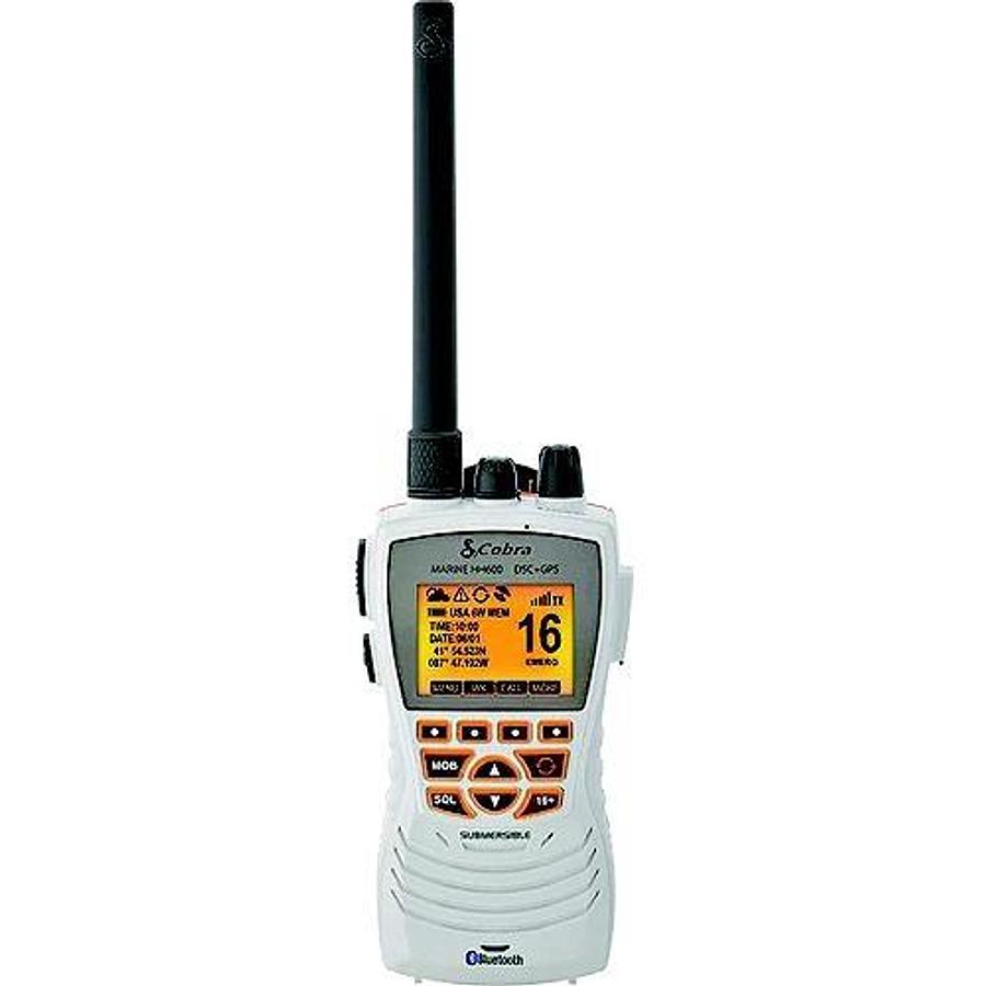 Floating GPS Handheld VHF Marine Radio - White