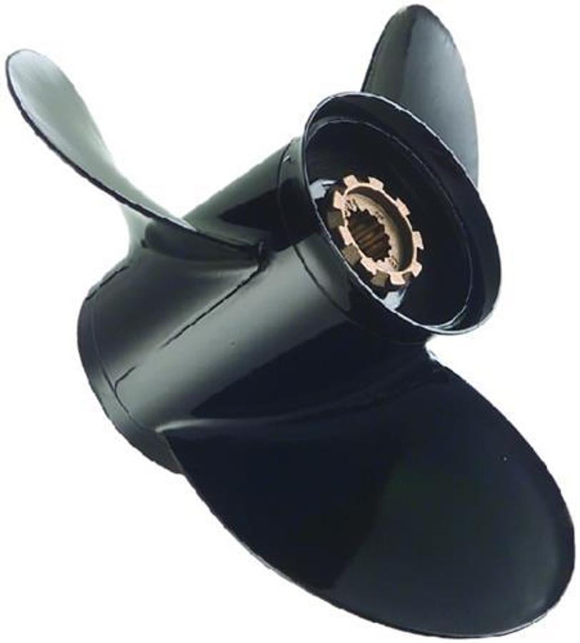 3-Blade Black Diamond Bill Bravo Two Aluminum Propeller with Rubber Hub - 11 Pitch, 20in. Dia.